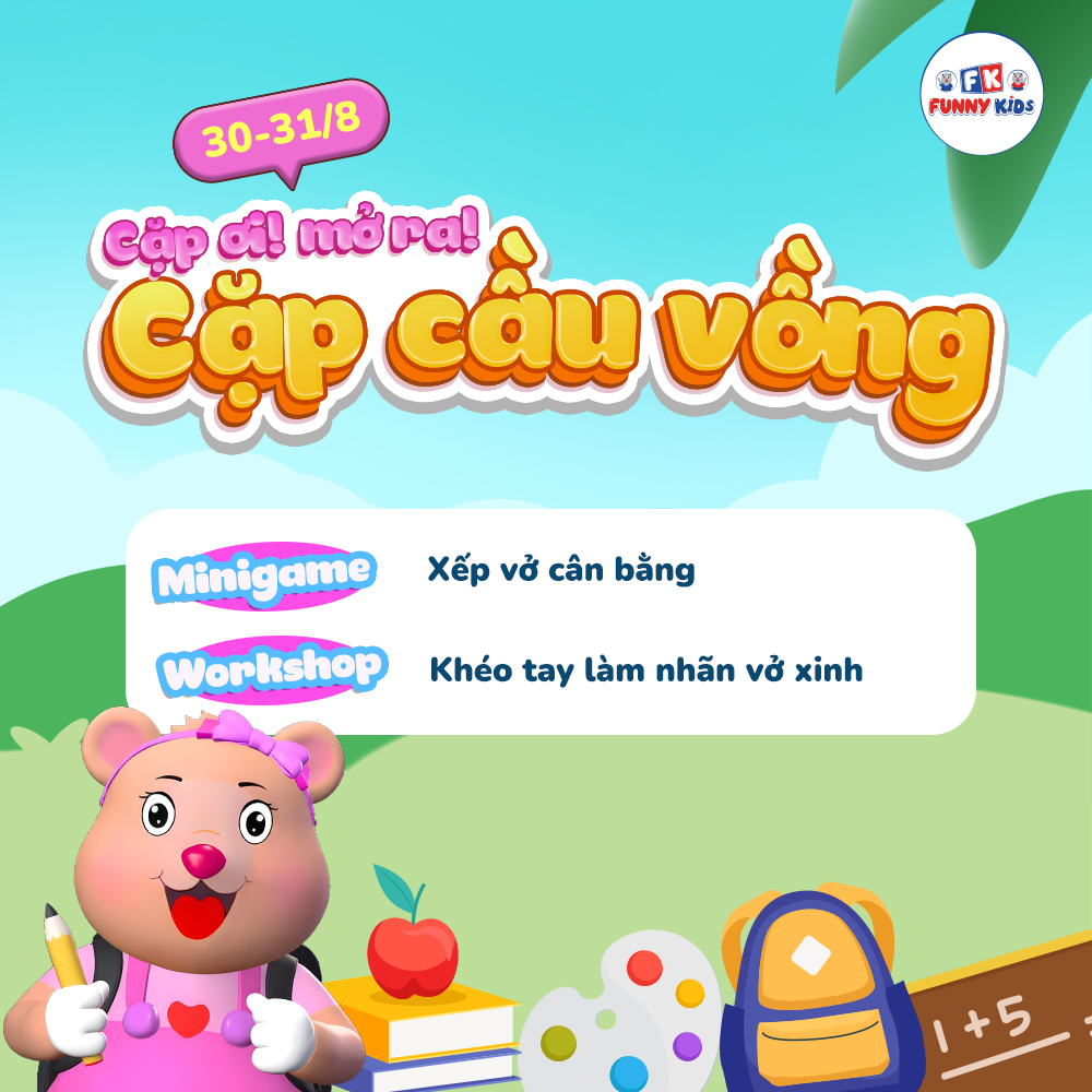 [ NGOẠI KHÓA FUNNY KIDS ] CẶP CẦU VỒNG