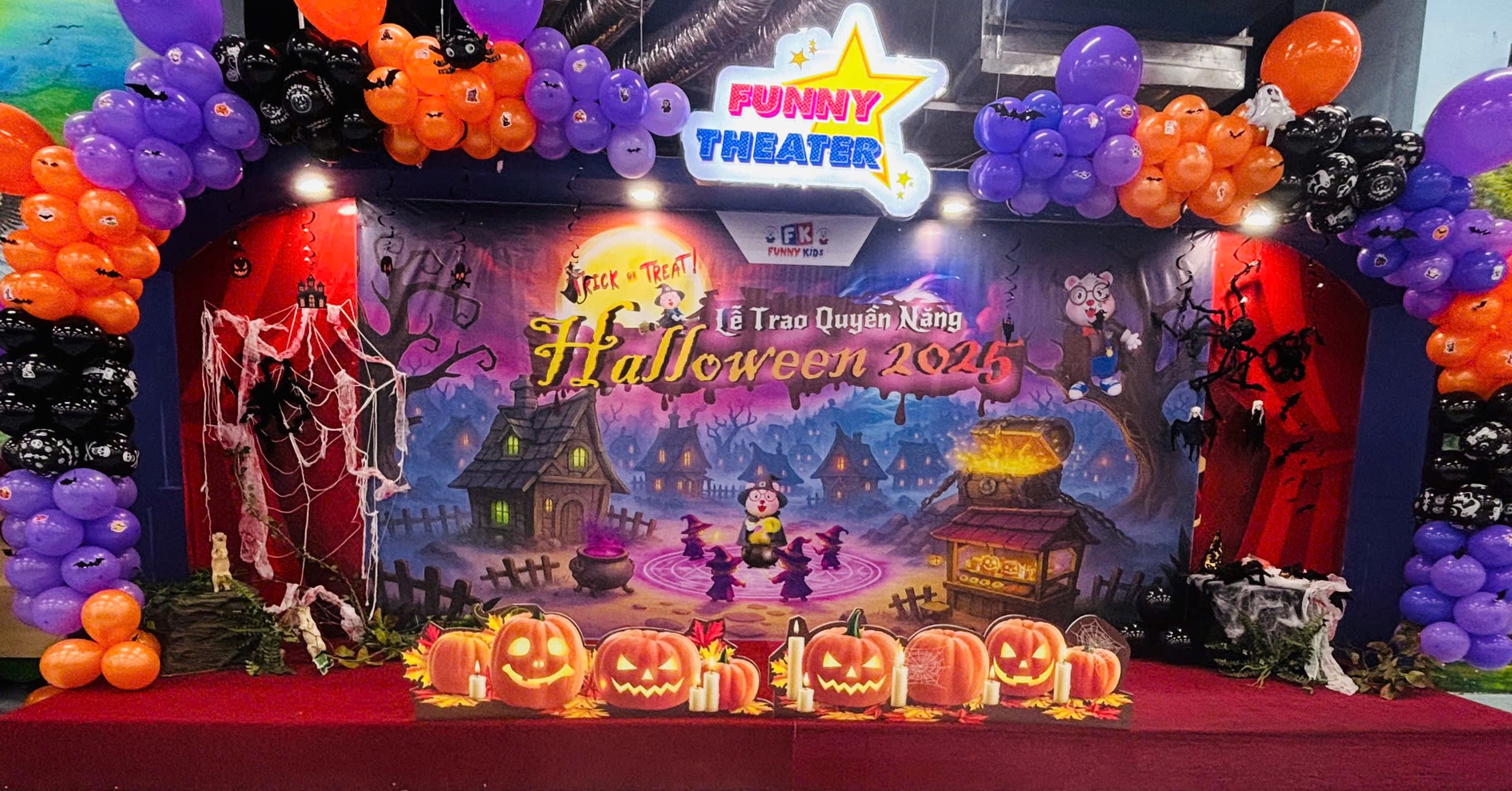 KHÔNG KHÍ LỄ HỘI HALLOWEEN TẠI HỆ THỐNG FUNNY KIDS KHÔNG KHÍ LỄ HỘI HALLOWEEN TẠI HỆ THỐNG FUNNY KIDS