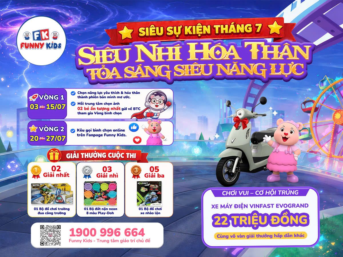 CUỘC THI: SIÊU NHÍ HÓA THÂN – TỎA SÁNG SIÊU NĂNG LỰC