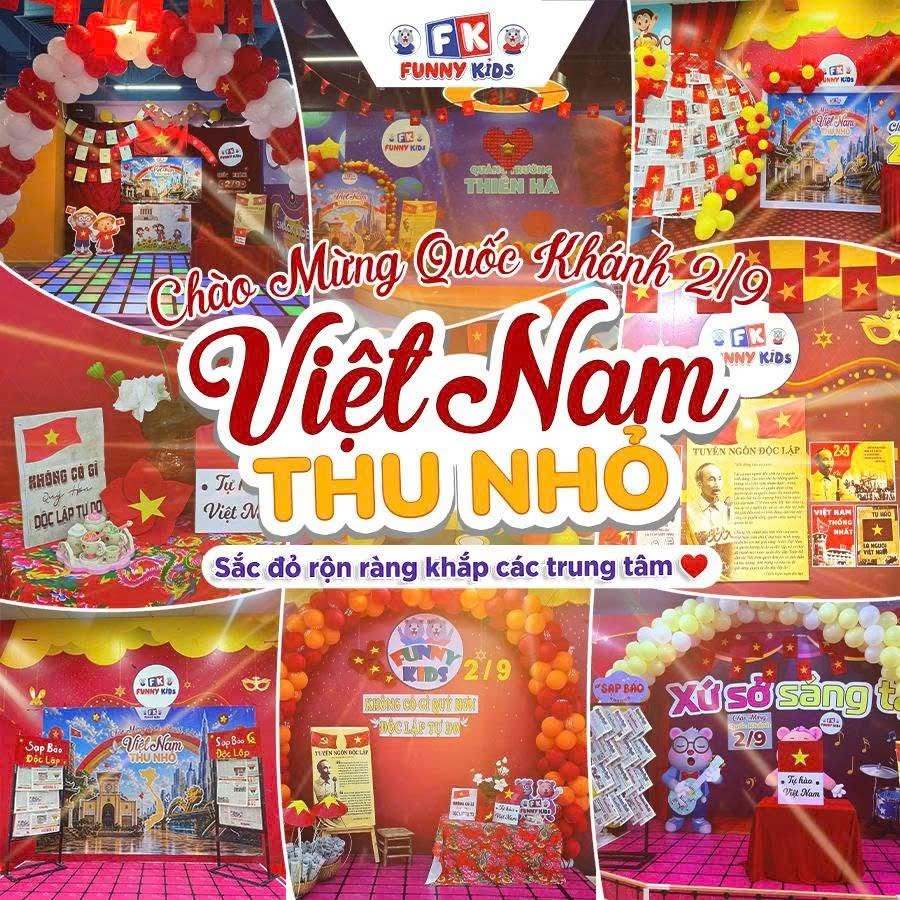 KHÔNG KHÍ QUỐC KHÁNH RỘN RÀNG TẠI FUNNY KIDS